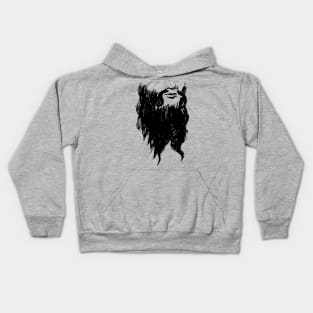 Long Forked Beard Kids Hoodie